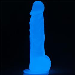 Dildo 8.5" Lumino Blue Light