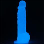 Dildo 8.5" Lumino Luz Azul