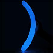 Dildo Doble Lumino 14.5" Luz Azul