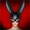 Allicia Bunny Mask Black