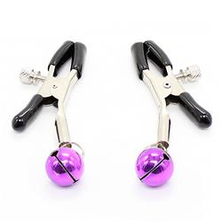 Purple Single Bell Nipple Clamps