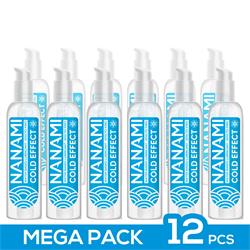 Pack de 12 Nanami Water Based Lubricant Cold Effe.