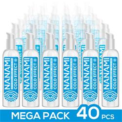 Pack de 40 Nanami Water Based Lubricant Cold Effe.