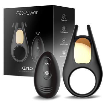 Keylo Cockring with Remote USB Silicone Waterproof