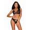 Millagro 2-Piece Bra Set With Chain - Black S/M