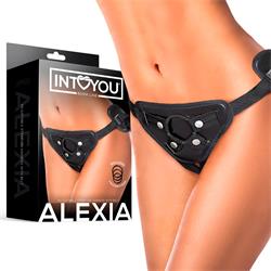 Alexia Adjustable Strap-on Harness with Belt