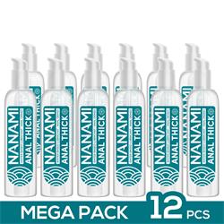 Pack de 12 Water Base Anal Lubricant Thick Density 150 ml
