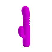 Leopold Vibrador con Función de Movimiento USB Silicona