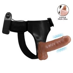 Harness with Retractable Dildo and Vibration