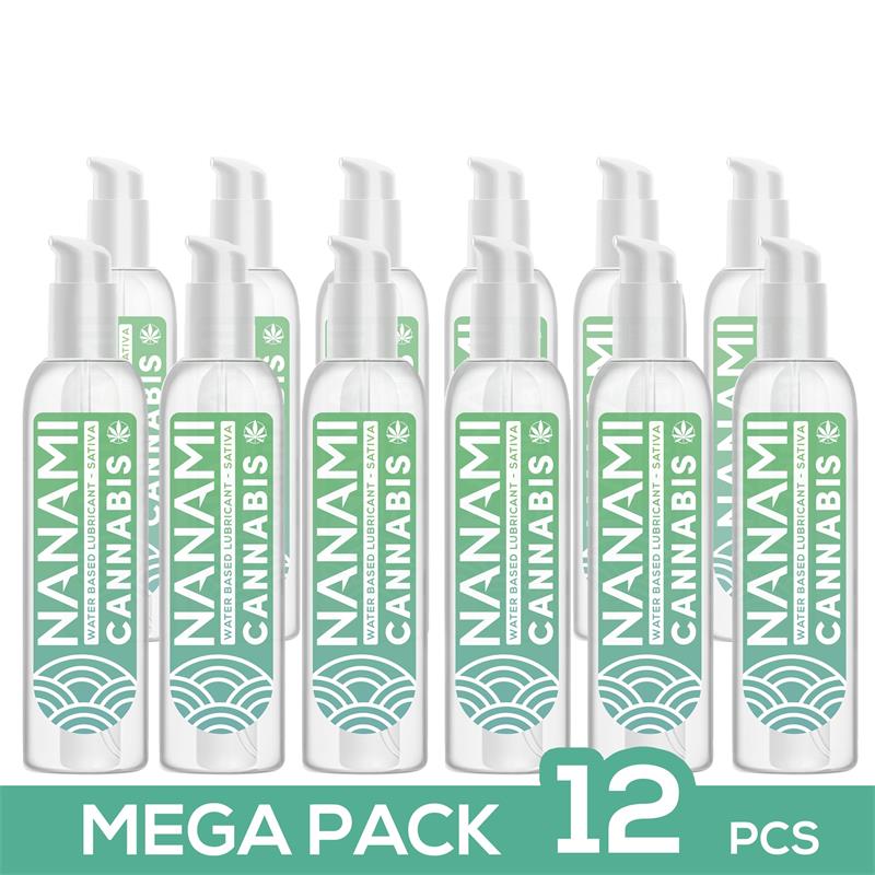 Pack de 12 Water Based Lubricant Cannabis 150 ml