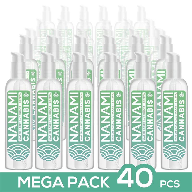 Pack de 40 Water Based Lubricant Cannabis 150 ml