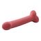 Bouncy 6.5" Flex Liquid Silicone Dildo Burgundy S