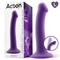 Bouncy 7.5" Flex Liquid Silicone Dildo Purple L