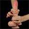 9" Sliding-Skin Dildo Flesh