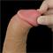8.0" Dual Layered Platinum Silicone Rotator Flesh