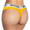 Bitch Vibrating Panties (37-38 inch waist) Yellow