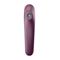 Dual Kiss Wine Red Air Pulse Vibrator Cl32