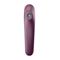 Dual Kiss Wine Red Air Pulse Vibrator Cl32