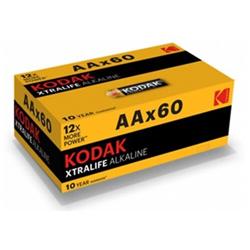 Alkaline Batteries Kodak Xtralife AA LR6 (60)