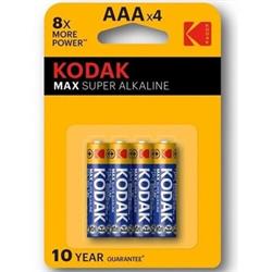 Alkaline Batteries Kodak Max AAA LR3 (4) - Cl. 10