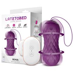 Nima Waving Eggs Purple USB Silicone