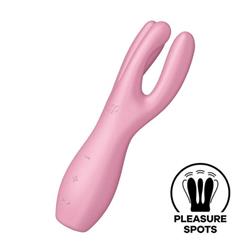 Threesome 3 Pink Lay-on Vibrator Clave 32