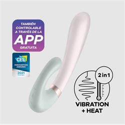 Heat Wave Vibrador con Efector Calor y APP Menta