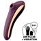 Dual Kiss Wine Red Air Pulse Vibrator Cl32