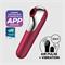 Dual Love Air Pulse Vibrator Red