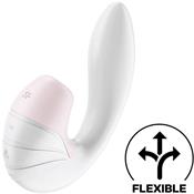 Supernova Succionador y Vibrador Súper Flexible USB Blanco