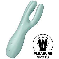 Threesome 3 Lay-on Vibrador 3 Motores Menta