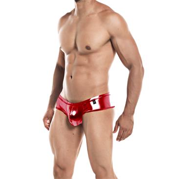 C4M High Cut Cheeky Brief-RedSkaiC4M05S