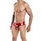 C4M High Cut Cheeky Brief-RedSkaiC4M05S