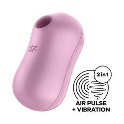 Cotton Candy Lila Double Air Pulse Vibrator Cl. 60