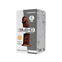 Dildo Dual Density Mod. 2 - 6" Brown