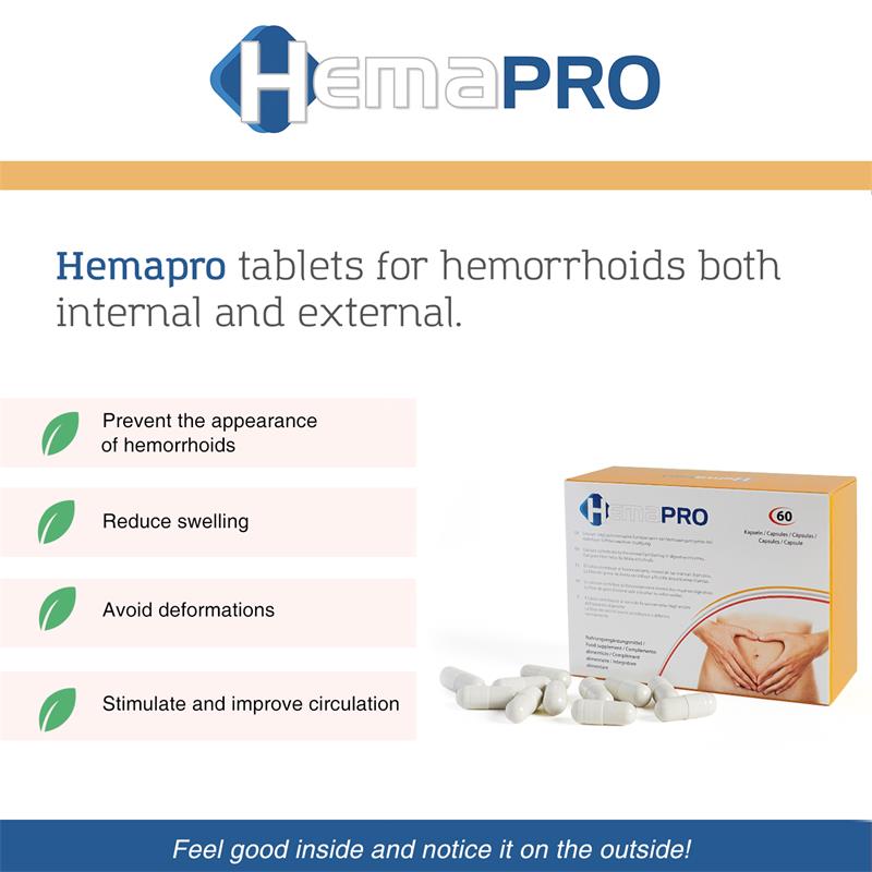 Hemapro Hemorrhoids Pills 60 Tablets