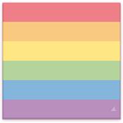 Set 20 Servilletas con Colores Bandera LGBT+
