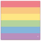 Set 20 Servilletas con Colores Bandera LGBT+