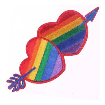Parche Corazon Bandera LGBT