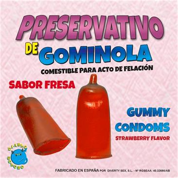 Preservativo Gominola Sabor Fresa