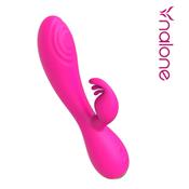 Magic Stick Rabbit Vibe with Pulsation Fuchsia