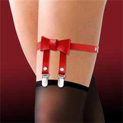 Red Garter With Bow Tie