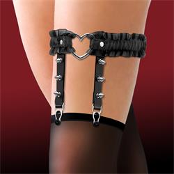 Black Garter With Heart