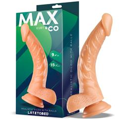 Kurt Dildo Realista con Testículos Natural 9,4" - 24 cm