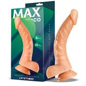 Kurt Realistic Dildo with Testicles Flesh 9,4" - 24 cm