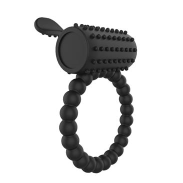 Black Vibrating Penis Ring