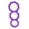 Set of 3 Rings Purple