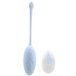 Vibrating Egg with Remote Control Blue
