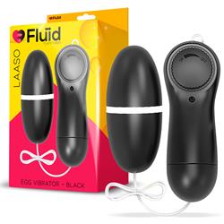 Laaso Multi-Speed Egg Vibrator Black