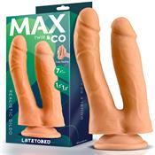 Twin Dildo Doble Realista 7.1" Natural